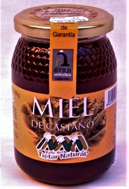 Miel de Castaño -500 gr. "Valle del Tiétar Natural"